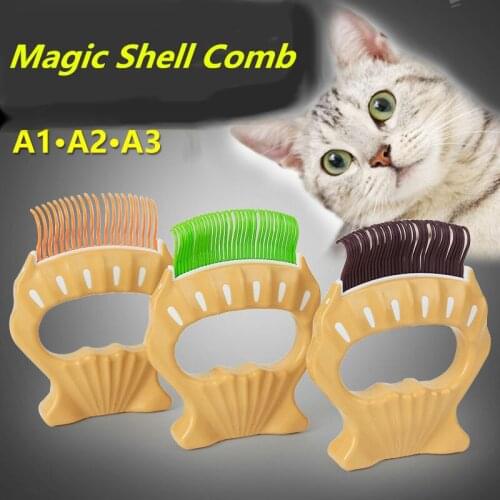 Cat Brushes and Combs Dog Comb Pet Product Cat Combs Pet Supply Pink Blue