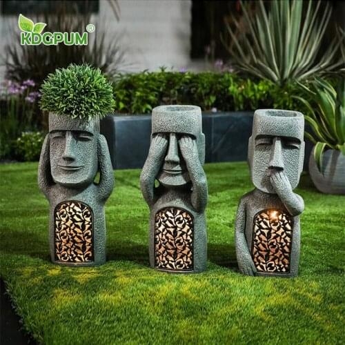 Nordic Resin Home Decoration Creative Handmade Easter Figure Art Statue Ornaments Home Living Room Decoration Accessories