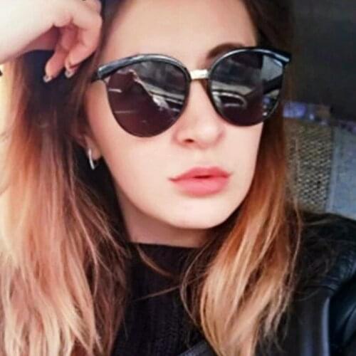 HKNA Cat Eye Sunglasses Women 2021 Luxury Brand Sun Glasses Women/Men Vintage Glasses Women Colorful Lentes De Sol Mujer uv400