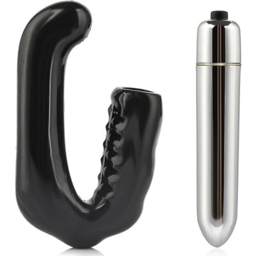 U Type Anal Vibrator Butt Plug Prostate Massager G spot Stimulator Dildo Vibrator C Type Bullet Vibrator For Men Adult Sex Toys