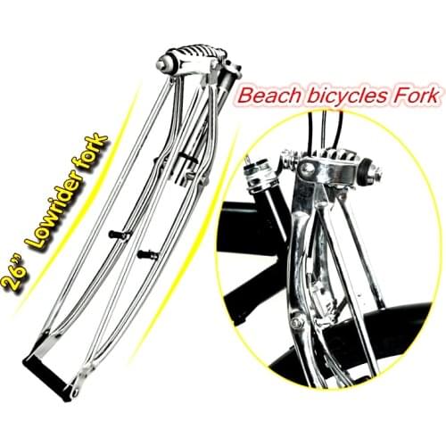 26inch Vintage Bicycle Fork Spring Steel Front Fork Beach Bike Fork Accessories