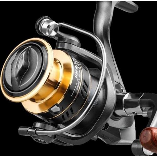 WALK FISH Fishing Reel All Metal Spool Spinning Reel 8KG Max Drag Stainless Steel Handle Line Spool Saltwater Fishing Accessorie