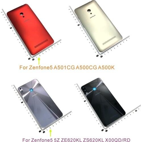 Back Housing Rear Door Cover For Zenfone 5 A501CG A500CG A500K 5Z ZS620KL ZE620KL X00QD RD Plastic Replacement Parts Case