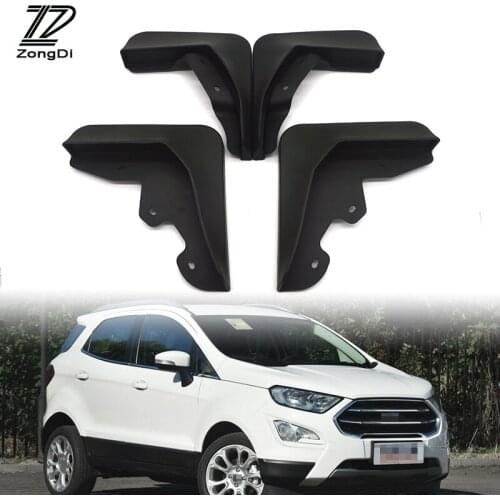 ZD Car Front Rear Mudguards For Ford Ecosport 2013 2014 2015 2016 2017 Accessories Mudflaps Car-styling Fenders 1Set Mud Flaps