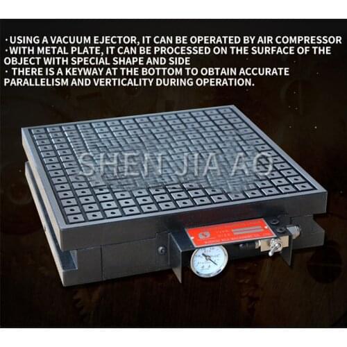 1PC 400*400 CNC Vacuum Magnet Suction Cup Machine Vacuum Permanent Magnet Suction Cup Vacuum Disk Copper,Aluminum Plate Tool