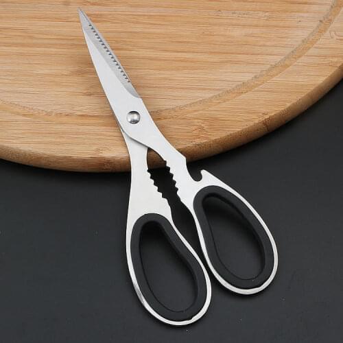 200PCS Multi-functional Stainless steel kitchen scissors shears chicken bone fish scissors kitchen Accessories cooking tools