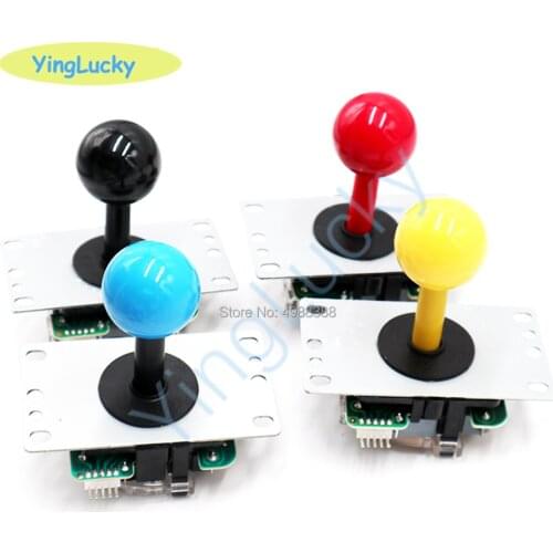 Arcade Joystick Copy Sanwa High Quality 5-Pin Round Ball Top joystick 6 Colors，for Arcade Game Machine Video Games