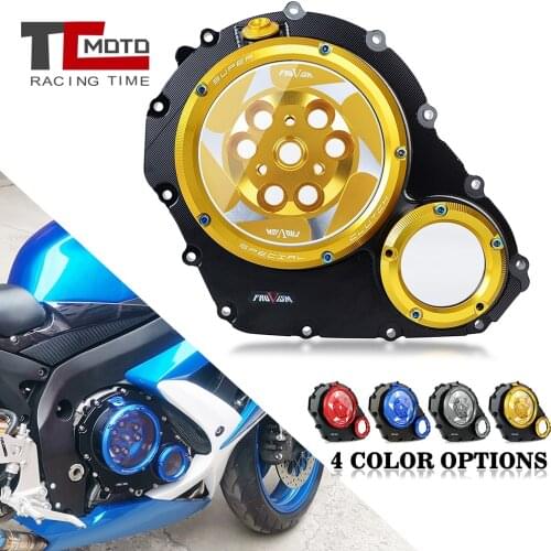 Motorcycle Engine Parts Racing Clear Clutch Cover Spring Retainer Pressure Plate for Suzuki GSXR750 GSXR600 GSXR 600 750 06-20