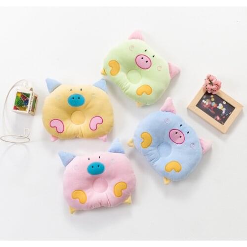 Baby Pillow Prevent Flat Head Pig Shaping Pillow For Baby Nursing Pillow For Newborns Baby Room Decoration Photography Props