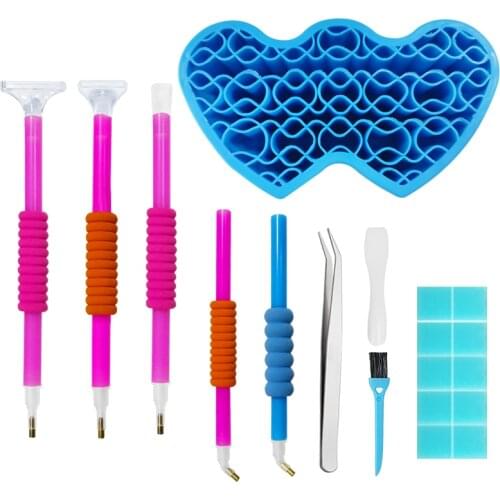 DIY 5D Diamond Painting Tools Angled Point Drill Pen Diamond Painting Kits Elbow Pen Cross Stitch Tools