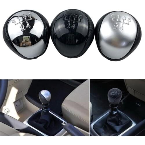 For Kia Forte Soul Hyundai Elantra I30 Gear Shift Knob Shifter Lever Head Handball Case 5 Speed Manual Car Styling Accessories