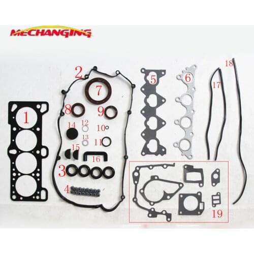 FOR KIA RIO II (JB) 1.6 G4ED G4ED-G Metal Engine Rebuilding Kits Full Set Automotive Spare Parts Engine Seal Gasket 20910-26K00