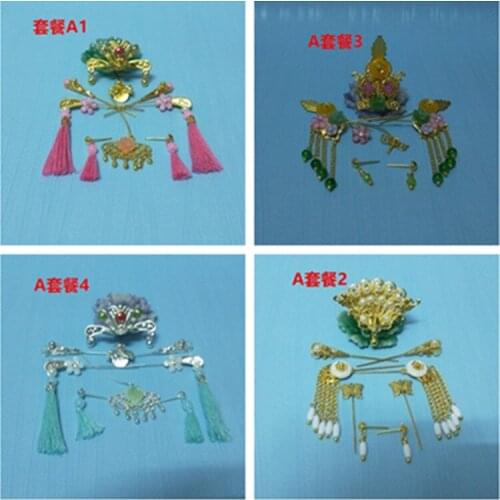 For 30cm chinese kurhn doll Traditional Earrings head decoration doll Necklace DIY Earrings Ornament Toy Jewelry