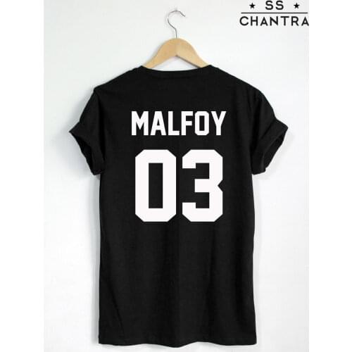 DRACO MALFOY T-SHIRT MALFOY 03 Fashion Hipster Unisex T-Shirt More Size and Colors-A823