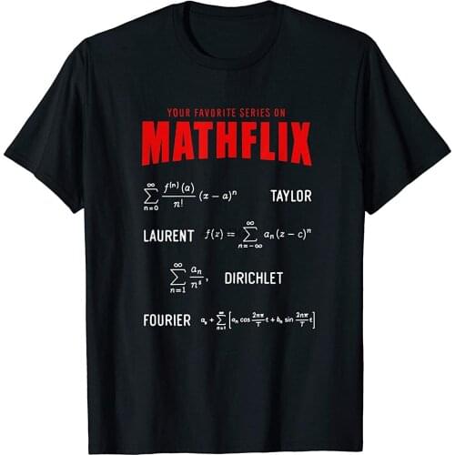 Mathflix Favorite Math Calculus Series Formulas Nerd Shirt T-Shirt