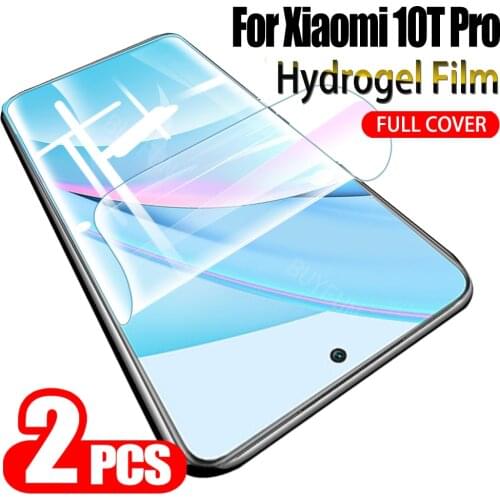 For xiaomi 10T Pro glass 2PCS For mi 10t pro Hydrogel Film Screen Protector Protective Film For xiaomi 10t lite for mi 11 film
