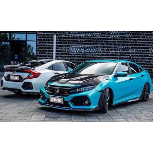 Suit For Ten 2016-18 Generation Refitting Si Big Encircle Front and Rear Bar Honda Civic Bodykit