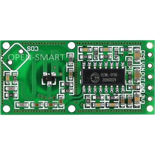 Microwave Radar Induction Switch Human Motion Sensor Module High Sensitivity for Arduino Long Sensing Distance Wide Angle Detect