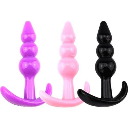 Mini Anal Plug Jelly Butt Plug Anal Sex Toys for Beginner Beads Erotic Toy Sexual Products Adult Games Sex Toys for Men Woman