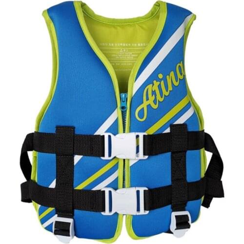 Neoprene Kids Life Vest Jacket Life Jacket for Children Boys Girls Float Swimming Buoyancy Device Water Sports Safety Swimsuit