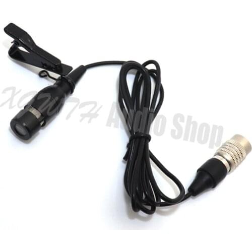 Lavalier Lapel Clip-on Unidirectional Hypercardioid Condenser Conference Microphone Mic For Audio Technica Wireless Hirose 4 Pin