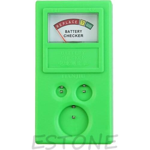 Plastic 1.5v 3v Power Watch Cell Button Battery Checker Tester Tool Power NEW