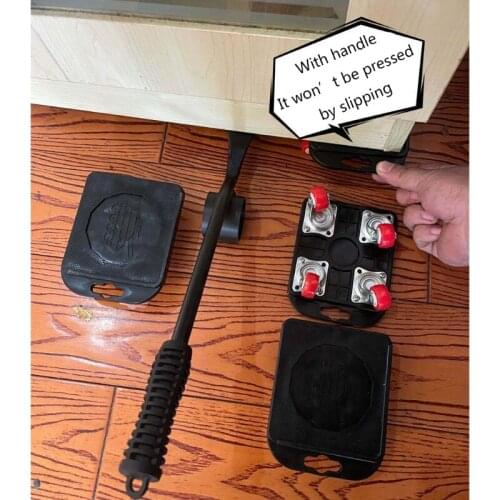 360 Degree Professional Heavy Furniture Mover Tools Transport Lifter Heavy Stuffs Moving Pulley Slider Roller Logistics Helper