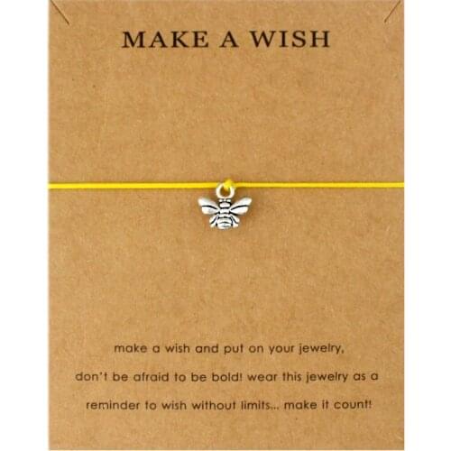 Honeybee Bee Charms Adjustable Bracelets Unicorn Flamingos Pineapple Love Birds Jewelry Women Men Boys Girls Unisex Fashion Gift