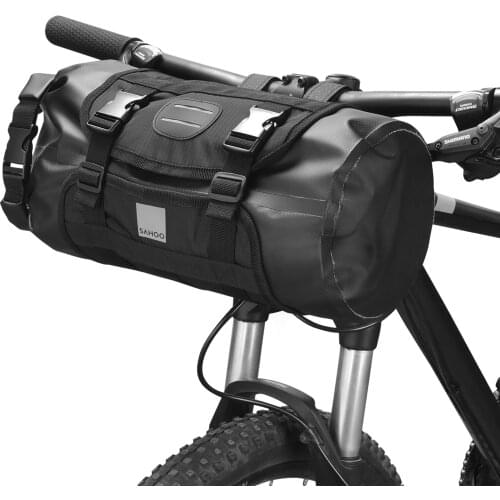 Bike Front Tube Bag Waterproof Bicycle Handlebar Basket Pack 11L Large Capacity Cycling Front Frame Pannier Bicycle Accessories