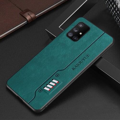 Ultra-thin Cassette Leather Phone Case For Samsung Galaxy A71 A51 5G A21S S20 FE S10 Note 20 10 Lite Plus Luxury Silicone Cover