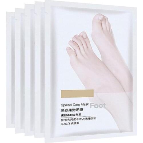 1Bag=2pcs Exfoliating Foot Mask Socks For Pedicure Socks For Feet Peeling Foot Mask Health Care Skin Care Feet Dead Skin Removal