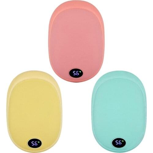 2 In 1 USB Heater Rechargeable Electric Warmer Quick Hand Warmer Heat Heater D0AB