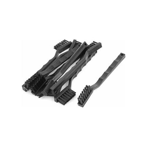9 Pcs Plastic Handle Conductive Ground ESD Anti Static Dust Cleaning Brush