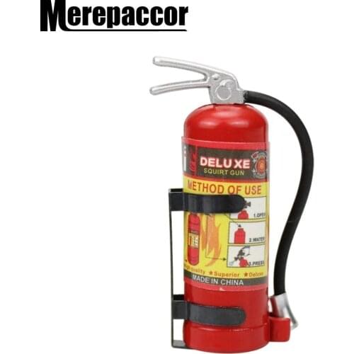 RC Car Accessories Plastic Fire Extinguisher with Sticker for RC Rock Crawler Axial SCX10 90046 TRAXXAS TRX4 D90 VS4-10