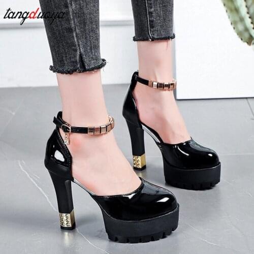 Platform sandals high heels sandals women Ankle Strap Shoes Gladiator Party Dress Wedding Shoes heels 2020