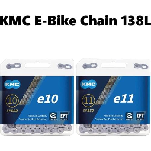 KMC E10/E11 EPT E-Bike 10 Speed 11 speed chain 136 link MTB Road bike 10s/11s Anti-rust chains with Missing Link