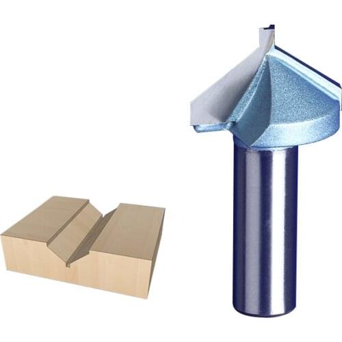 Woodworking Tools 1/2*32*4mm 2 Flutes 3D Bits Router V-grooving Tools Tideway 9243