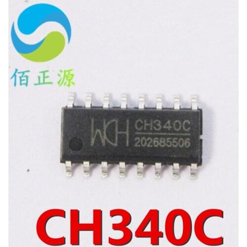 100% Original In Stock New CH340C USB CH340 SOP-16 WCH