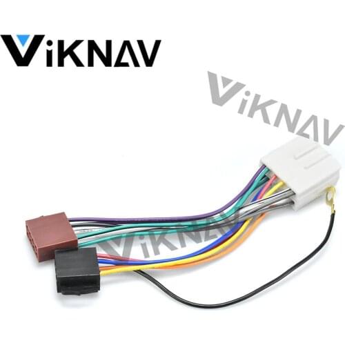 ISO Radio Adapter Cable for MITSUBISHI 1996-2006 Wiring Harness Connector Lead Loom Cable Plug 12-017