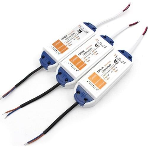 12V Power Supply 110V 220V TO 12V Lighting Transformer AC TO DC LED Driver Lighting 12V 18W 28W 36W 48W 72W 100W for LED Strip