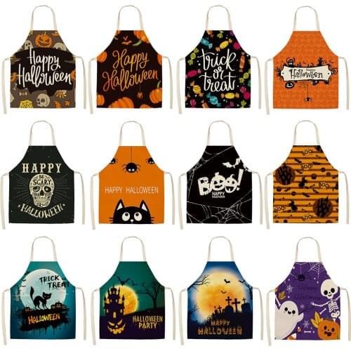 Halloween theme kitchen accessories Apron for kitchen Kitchen apron master apron apron for kitchen Women kitchen apron alpaca