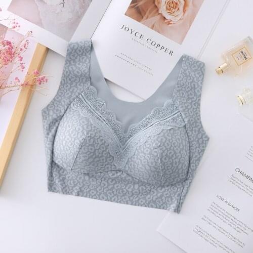 M-6L C Cup Vest Womens Bra Lace Bralette Ladies Plus Size Lingerie Sexy Brassiere