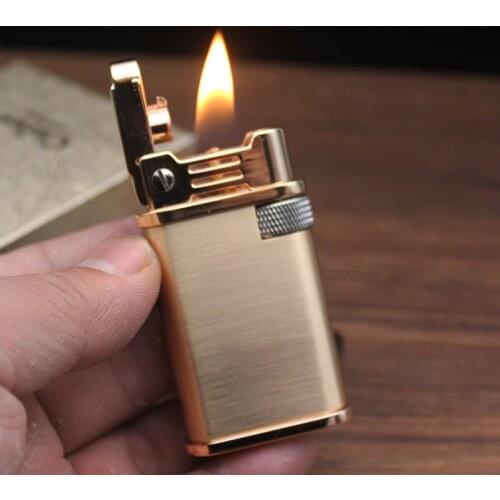 CHIEF New Design Lighter Gadgets For Man Kerosene Oil Lighter Gas Grinding Wheel Cigarette Box Retro Cigar Tobacco Bar Lighter