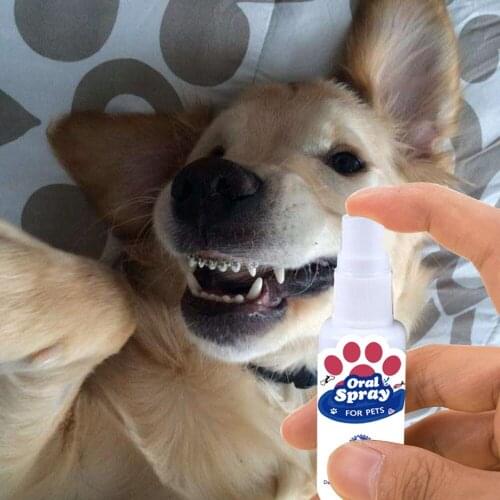 Pet Teeth Breath Cleaning Freshener Dog Cat Dental Spray Care Cleaner