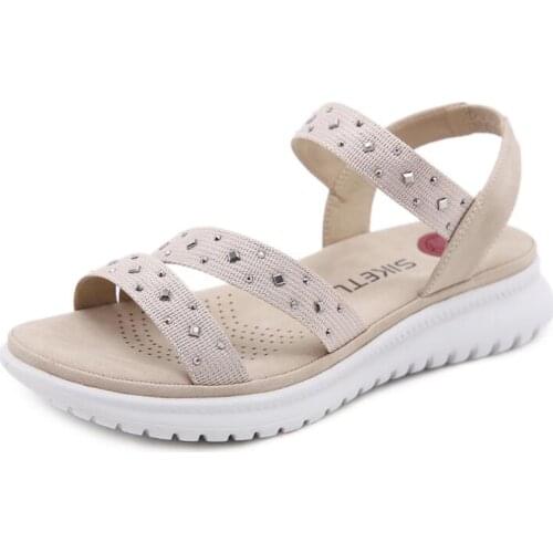Women Sandals Ladies Summer Fashion Casual Wedges Non-slip Beach Open Toe Breathable Sandals Sport Style Shoes Plus Size zy913