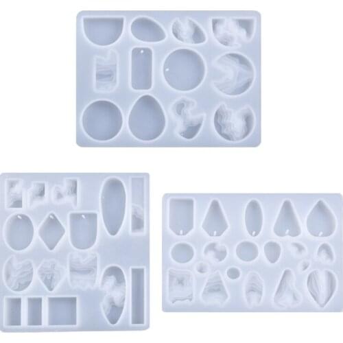 Earring Beach Landscape Crystal Epoxy Resin Mold Nature Coastline Island Pendant Silicone Mould DIY Crafts Jewelry Tool