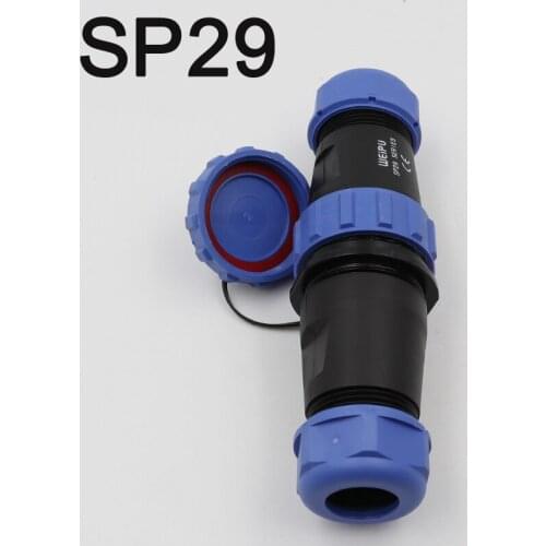 SP29 Aviation Plug Docking Socket Aviation Cable Wire Connector 2 3 4 7 16 17 20 24 26 Pin IP68 Waterproof Mating Plugs