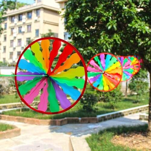 1 Set Windmill Toy Eco-friendly Funny Plastic Pins Wind Spinner Toy Kit for Children