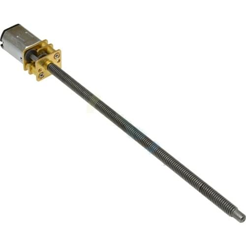 2PCS N20 M4*100mm Great Screw Gear Motor Micro Thread Motor DIY Miniature DC Motor With 100mm Length Shaft