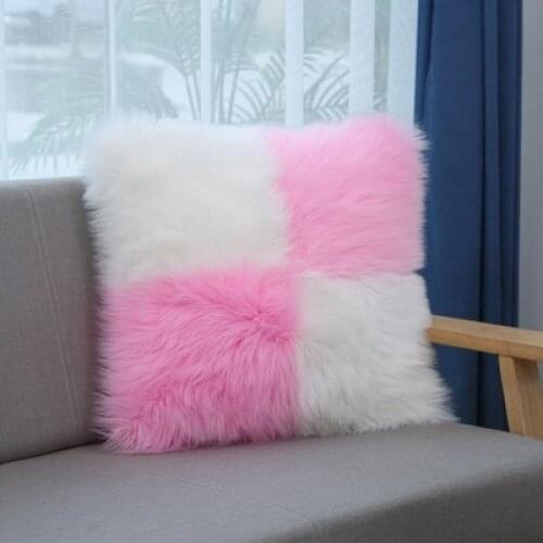 2020 Plush Cushion Cover 40x40 Pillow Covers Decorative For Bedroom Sofa Home Decor Throw Pillowcase Soft Cushion Cover 45x45